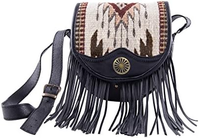 Kalbelia´s Fringed Handmade Leather Signature. Each Grey-Brown Pattern is Unique. Get Lucky Today.