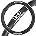 Honda Odorless Car Steering Wheel Cover for 13.5 to 14.5 inch Steering Wheels - (Black)