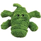 KONG Cozie Ali Alligator Plush Dog Toy, for Medium Dogs | Soft Indoor Cuddle Plush Toy with a Squeaker &amp; Minimal Stuffing, Great for Snuggling &amp; Gentle Indoor Play