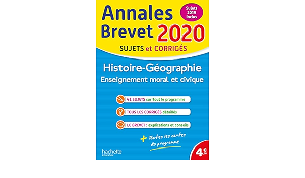 amazon com annales brevet 2020 histoire geographie emc annales du brevet french edition 9782017082927 saisse christophe books annales brevet 2020 histoire