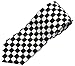 Punk Checkeres Pattern Tie Black/White