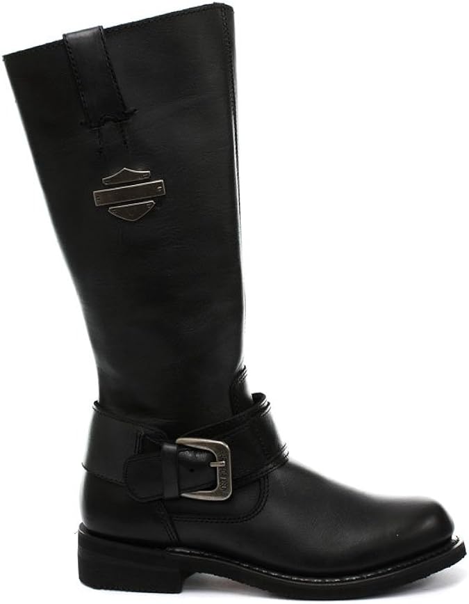 HARLEY-DAVIDSON Belinda Damen Biker Stiefel, Schwarz ...