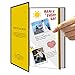 Zoview Art Magnetic Self-Stick Page Photo Album for Wedding or Family, Hand Made DIY Albums Holds 3X5, 4X6, 5X7, 6X8,8X10 Photos, A52053 (Golden)
