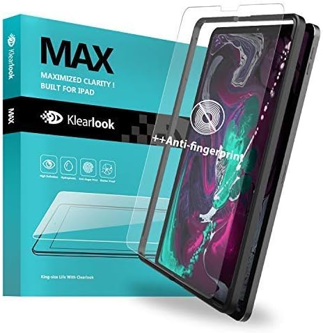Klearlook Screen Protector Compatible with iPad Pro 10.5-Inch 2018 Matte Glass Screen Film,Anti-Glare Glass Screen Cover with Anti-Reflection/Anti-Fingerprint for iPad Pro 2018 (10.5 Inch)