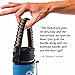 Gearproz HydroCord Handle for Hydro Flask Water Bottles, Wide Mouth Hydroflask 1.0, Iron Flask, Thermoflask and Takeya Reusable Water Bottles, Paracord Survival Strap, 25 Colors (Desert CAMO)
