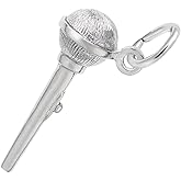 Microphone Charm, Charms for Bracelets and Necklaces