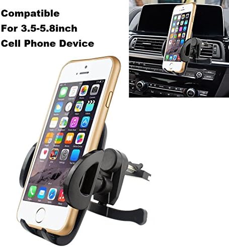 Air Vent Car Mount, Kainnt Universal Grip Magic Smartphone Holder for iPhone 8, 7, 7plus, 6s, 6s plus, 6, 6 Plus,Samsung Galaxy S3, S4, S5,LG 4-5.8 inch Smartphone, GPS