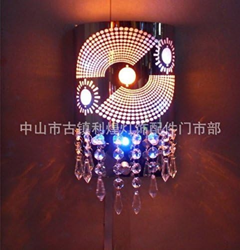 RLYYBE1 DIY Wall Light Creative Modern Rustic Industrial Vintage And Simple Led Crystal Walls Bedroom Living Room Outdoor Decorative Lamp Sconce Lighting Stainless steel bedroom aisle dimming , , smal
