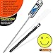 Cbiumpro Meat Thermometer, Ultra Long Probe Instant Read Digital Kitchen Food Thermometer for Cooking, Meat Grilling, Cheese, Yogurt, Baking, Candy, Milk, BBQ Smoker
