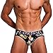 Arjen Kroos Men's Jockstrap Underwear Mesh Athletic Supporter Cotton Jock Strap Briefs,BLACK-AK7025,X-Large
