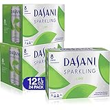 DASANI Sparkling Water Lime Zero Calories, 12 fl oz, 24 Pack