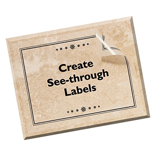 Avery Clear FullSheet Shipping Labels for Inkjet Printers 81/2" x 11