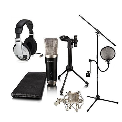 M-audio vocal studio pack samson hp10 jamstand filter s…