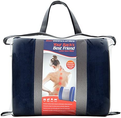 Carccessories Lower Back Sciatica Pain Relief Lumbar Support Cushion