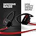 Bluetooth Headphones, Villain - Wireless Earbuds, Best Sports In-Ear Earphones, HD Stereo Sound - Noise Cancelling Mic - IPX7 Waterproof Headsets for Gym, Running, Workout, Outdoor