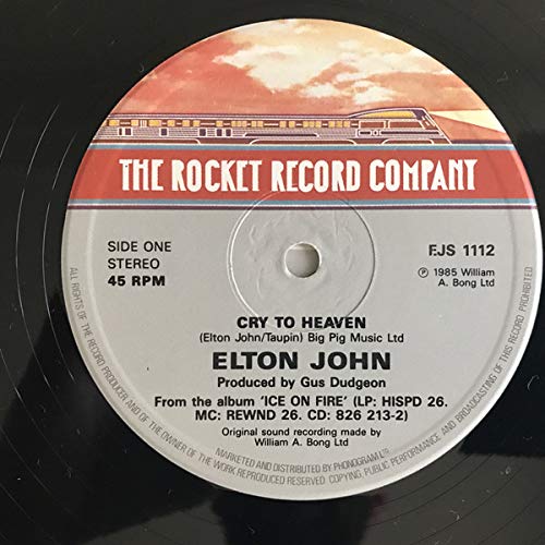 Elton John Cry To Heaven Elton John 7 45 Amazon Com Music