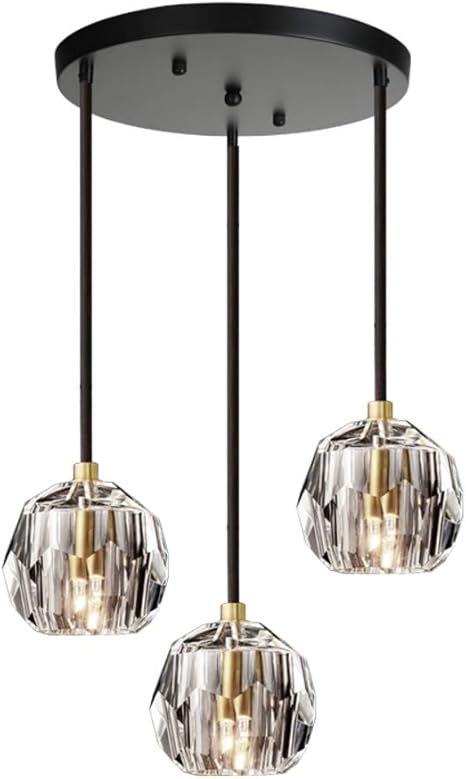 sparkly pendant lights