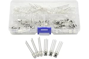 XINGYHENG 100Pcs 50 Pairs 5mm Infrared Diode 940nm IR Emission and Receiver (Three Legs)