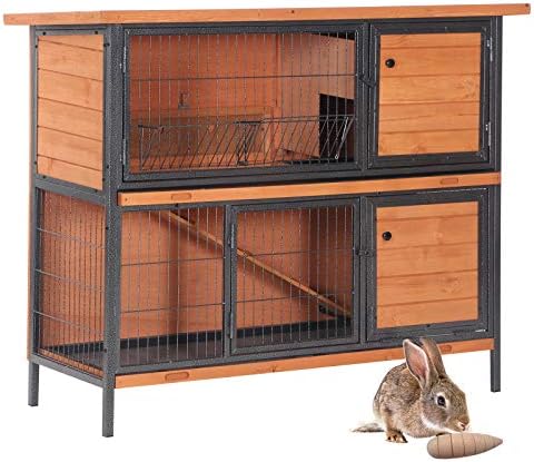 rabbit hutch with storage