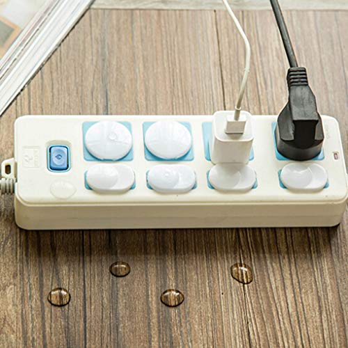 50Pcs Anti Electric Shock Plugs Protector Cover Cap Power Socket Electrical Outlet Baby Children Safety Guard Topker - Thumbnail 4