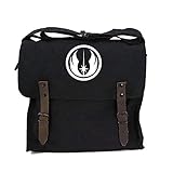 Jedi Order Army Heavyweight Canvas Medic Shoulder Bag, Black & White