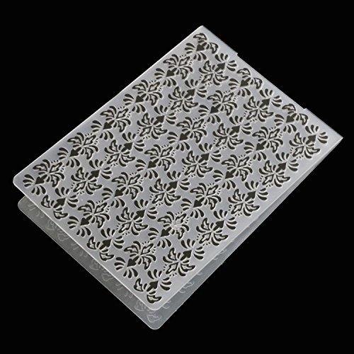 Migavan Embossing Folders 4 Assorted Patterns Embossing Folder Plastic Templates Molds Tools for DIY Craft Scrapbooking Photo Album Card Decoration Style A - Thumbnail 4