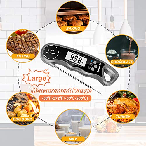GDEALER Meat Thermometer Digital Instant Read Thermometer UltraFast