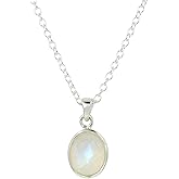 TRUFINE Birthstone 925 Sterling Silver Necklace Pendant Chain for Woman Gift for Her