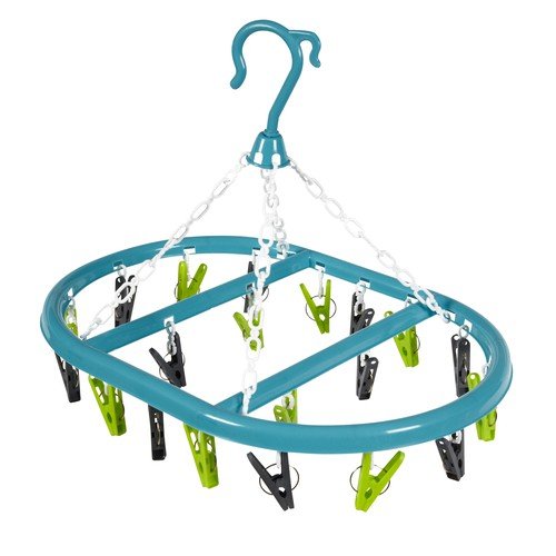 1 X IKEA Pressa Octopus Clothes Drying Rack with 16 Clips (RED) Amazon