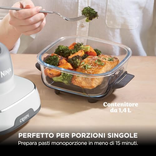CRISPi, Friggitrice ad Aria Portatile, 3.8L, 4 in 1, Bianca, FN102EU