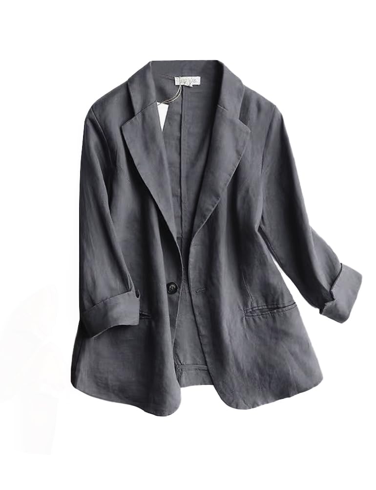 Women’s Summer Blazer in Lightweight Cotton Linen