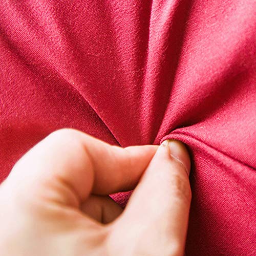 DKIEI Dicker Schaukelstuhl Ei Stuhl Kissen Hängesessel Relaxsessel Pads für Indoor Outdoor, Weinrot – Bild 4