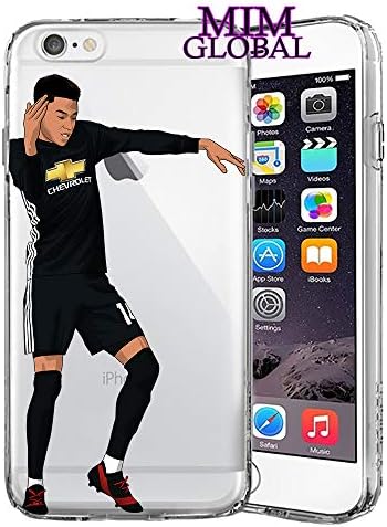 MIM Global Football Soccer Case Cover Compatible For All iPhone (iPhone 6/6s, Milly Rock)
