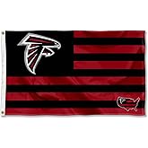 Atlanta Falcons USA American Nation Stripes 3x5 Grommet Flag