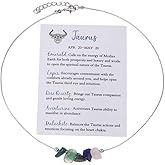 12 Constellation Zodiac Sign Choker Necklace Raw Crystal Natural Stone Healing Chakra Gemstone Horoscope Astrology Jewelry for Women Birthday Gift