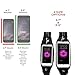 Running belt, DoerDo Waist Pack With Touch Screen Available, Water Proof Smartphone Pocket, Coin, Key, Ring Extra pocket (Black, 5.5 inches)