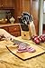 Ronco KN3005BLGEN Rocker Knife & Block Set, 20 Piece, Brown/Black