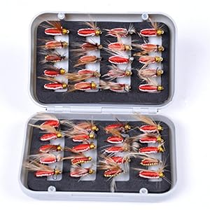 Chseeo 40pcs Kit Mouches Leurres De Pêche Appât De Pêche Poissons-appâts Swimbait Crankbait Crochets Pêche Boîte Kit D’accessoires De Pêche Pour L’eau De Mer Et L’eau Douce #1