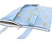 Caixia Women's Cotton Banana Print Blue Canvas Tote Shopping Bag (Tote-zip closure)