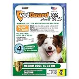 vetGuard Plus for Dogs (Medium 15-33 LBS) 3 month supply