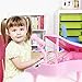 SGILE 31 Keys Musical Piano Toy with Microphone, Learn-to-Play for Girl Toddlers Kids Singing Music Development, Audio Link with Mobile MP3 IPad PC, Pink