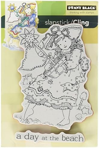 Penny Black Day at The Beach Slapstick/Cling Stamp
