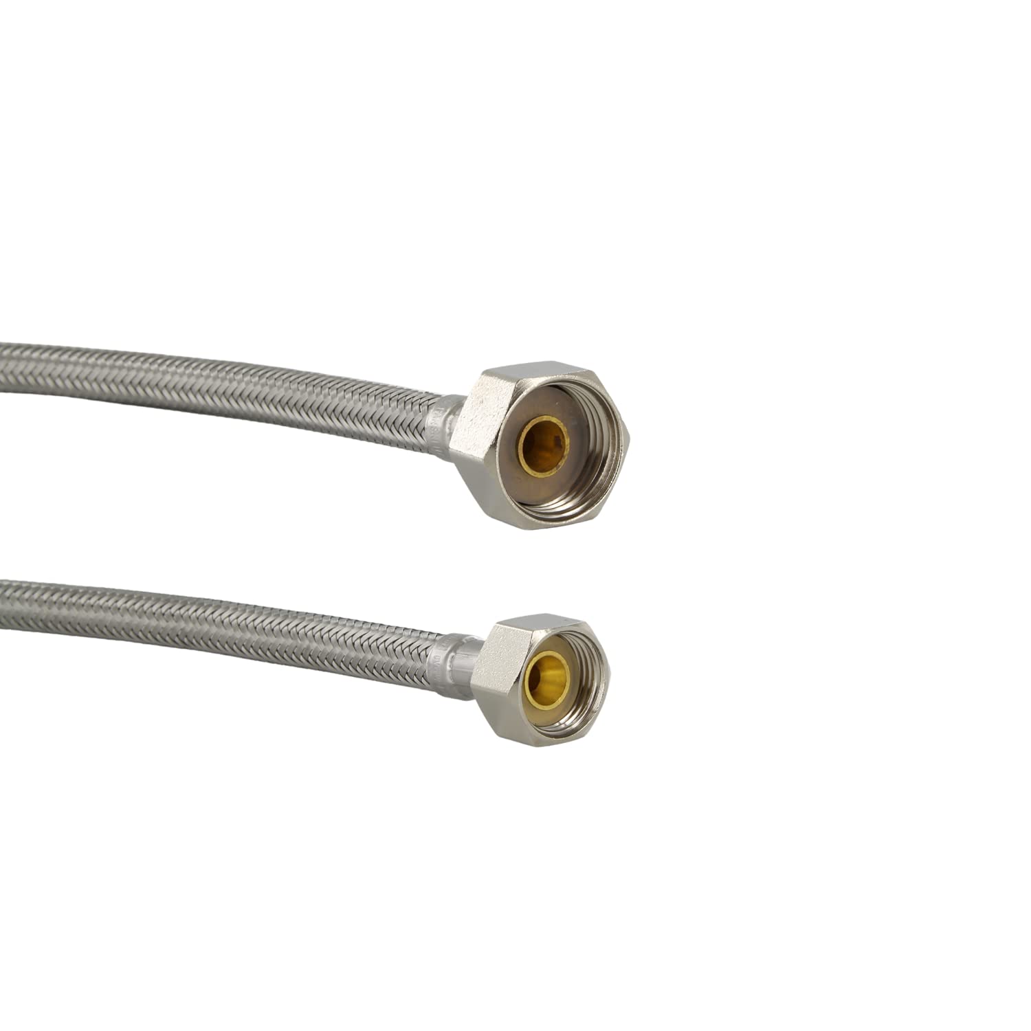 DL-pro Tap hose connection hose 3/8 x 1/2 inch length 300 mm flexible for connecting a tap up to 70 °C hot water cold water