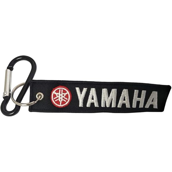 PrimeSecrets Embroidered Keychain For Motorcycle & Car Keys - Easy Pull, Scratch Resistant, Double Sided Design