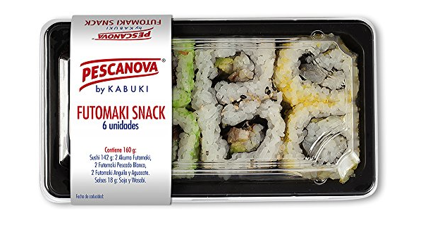 Pescanova Futomaki Snack - 160 gr : Amazon.es: Alimentación y ...