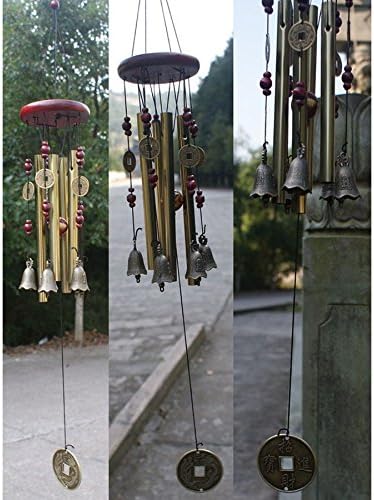 Odasun Amazing 4 Tubes 5 Bells Outdoor Living Wind Chimes