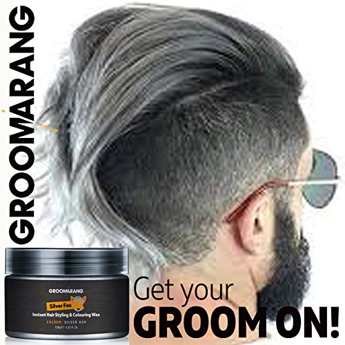Groomarang Silver Fox Instant Free Style Hair Styling Colouring