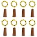Brizled Wine Bottle Lights with Cork, 20 LED Starry String Lights, 8 Pack Battery Operated Lights for Party, Wedding, Outdoor and Indoor Decorations, Warm White