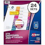 Avery 8-Tab Dividers for 3 Ring