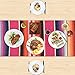 Mexican Serape Table Runner 14 x 110 inch for Mexican Fiesta Party Wedding Decorations, Pack of 5 Fringe Cotton Table Runner with 50 Pcs Ballons
